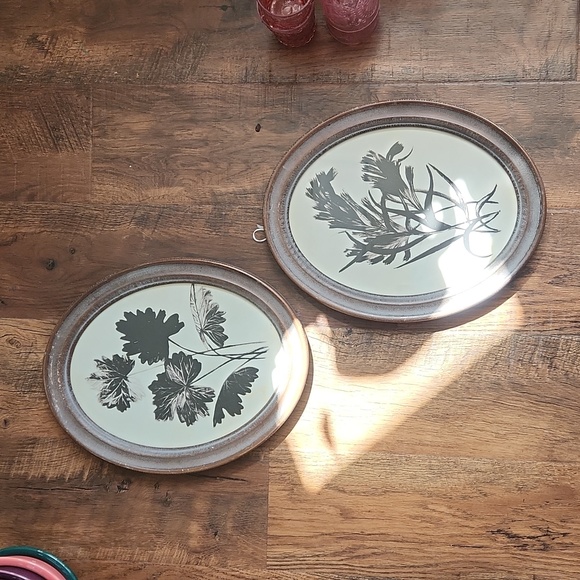 Framed floral prints